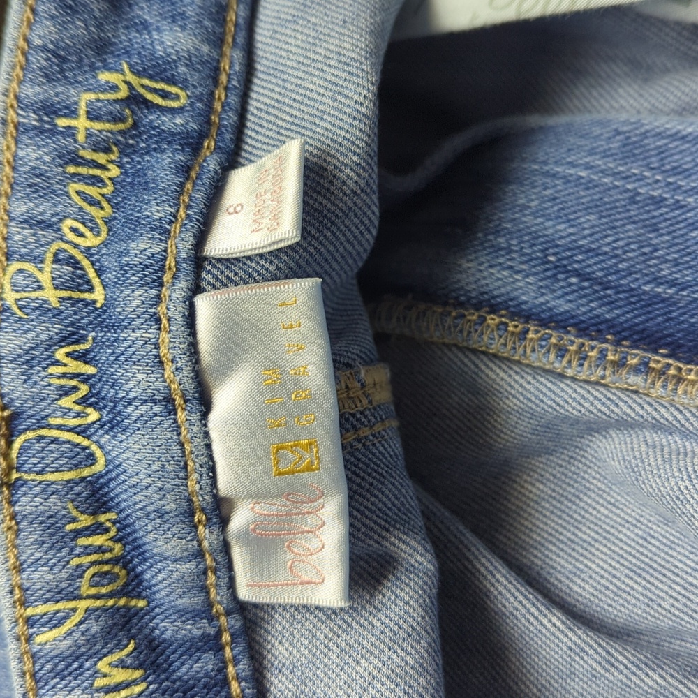 Belle Kim Gravel Denim Jeans 6 Ladies - Picture 7 of 14